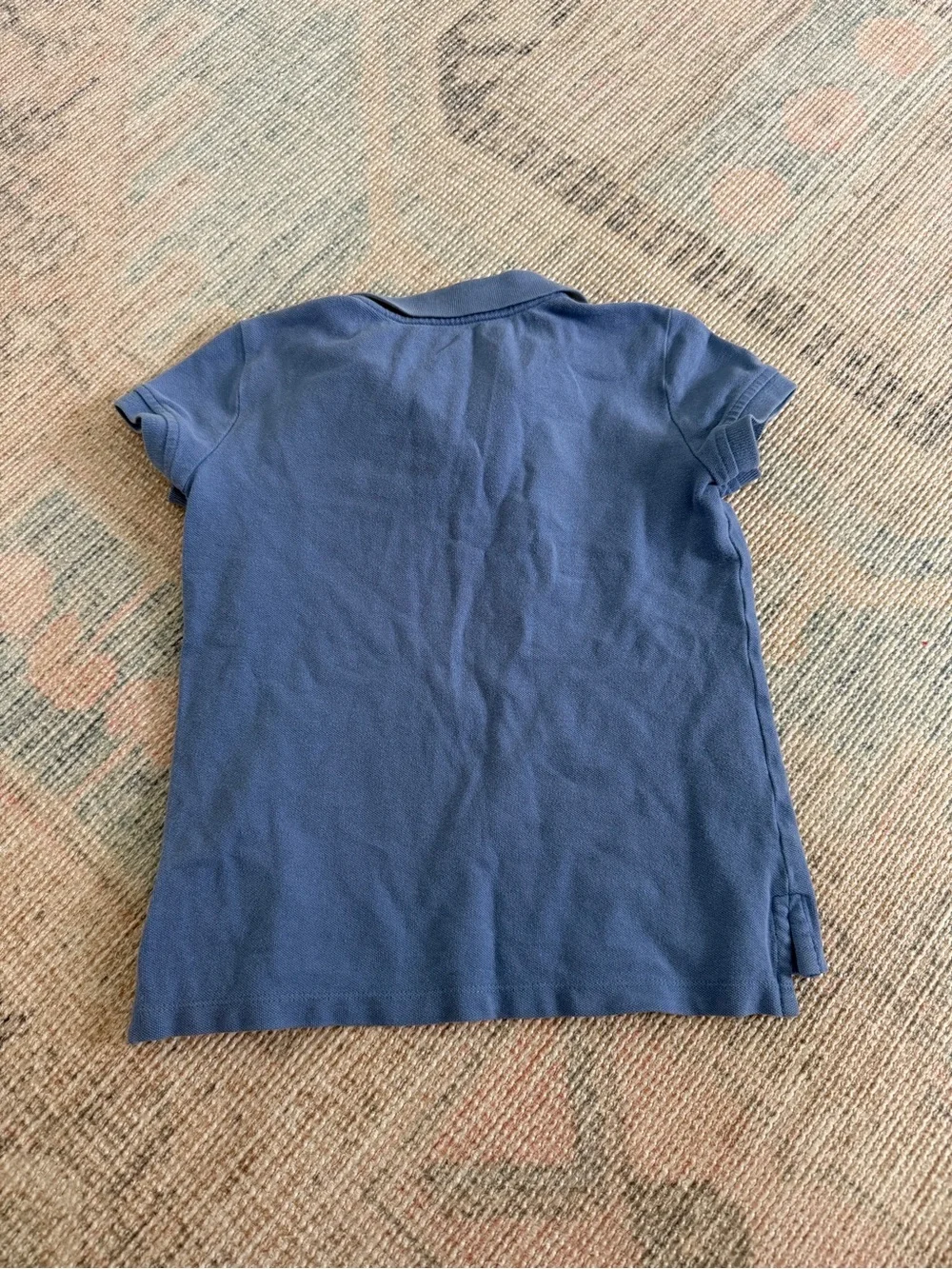 Ralph Lauren Girl's Blue Polo Shirt Size Small 7